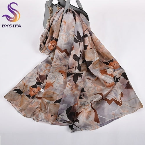 2022 Women's Mulberry Silk Long Scarf 176*110cm