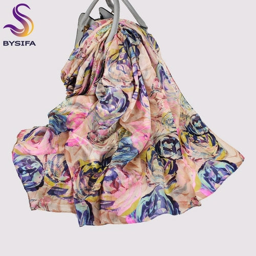 2022 Women's Mulberry Silk Long Scarf 176*110cm