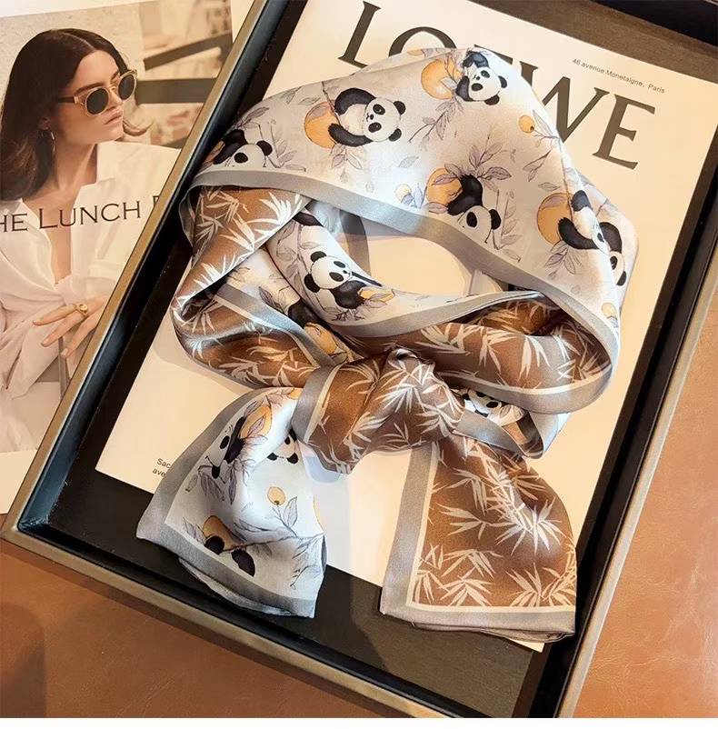 100% Pure Mulberry Long Silk Scarf 150*15cm【K28-36】