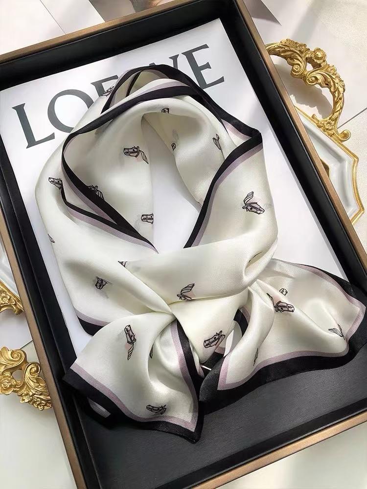 100% Pure Mulberry Long Silk Scarf 150*15cm【K46-54】