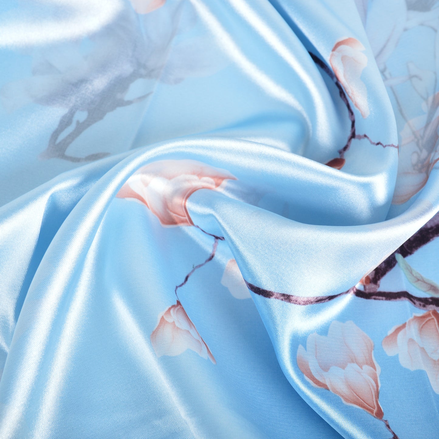 Double Faces Long Scarves Printed Beige Pink Hijabs160*70cm