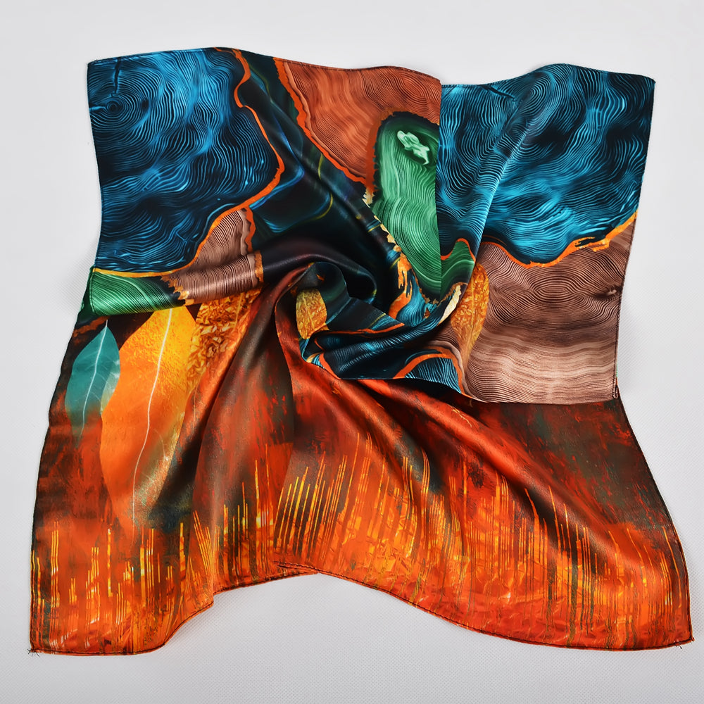 100% Pure Silk Square Scarf 53*53cm