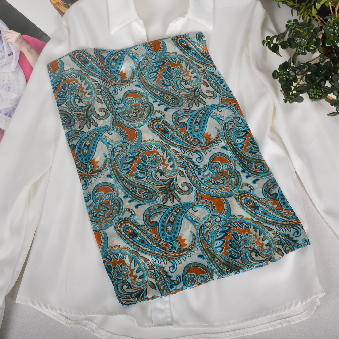 2025 Bysifa women 100% Mulberry Silk Scarf 176*110cm