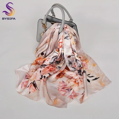 2024BH Women's 100% silk long scarf 175*52cm