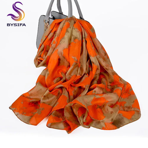 2024 Mulberry Long Silk Scarf 176*110cm