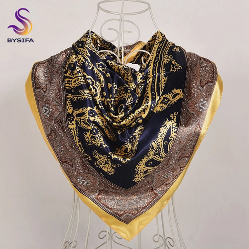 90*90cm Women Satin Square Scarf 2026-8
