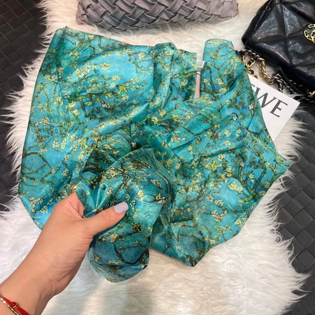 100% Mulberry Silk Scarf 176*110cm