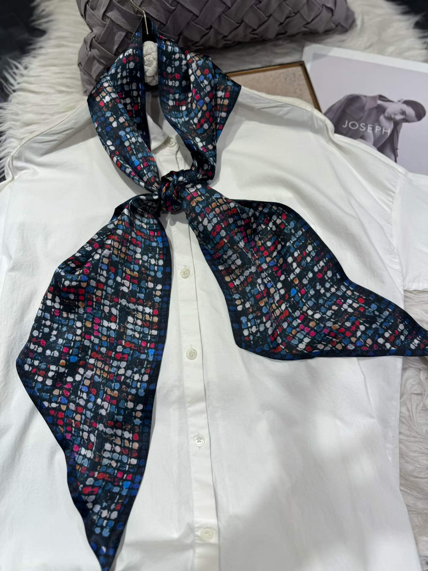 100% Pure Mulberry Long Silk Scarf 155*16cm