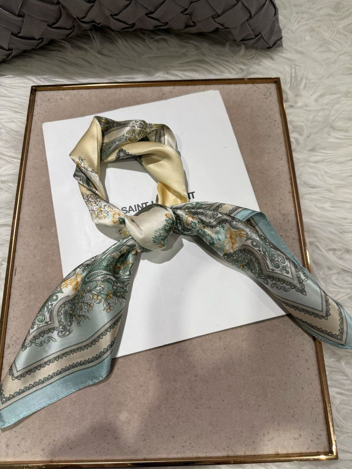 65*65cm 100% natural square silk scarf