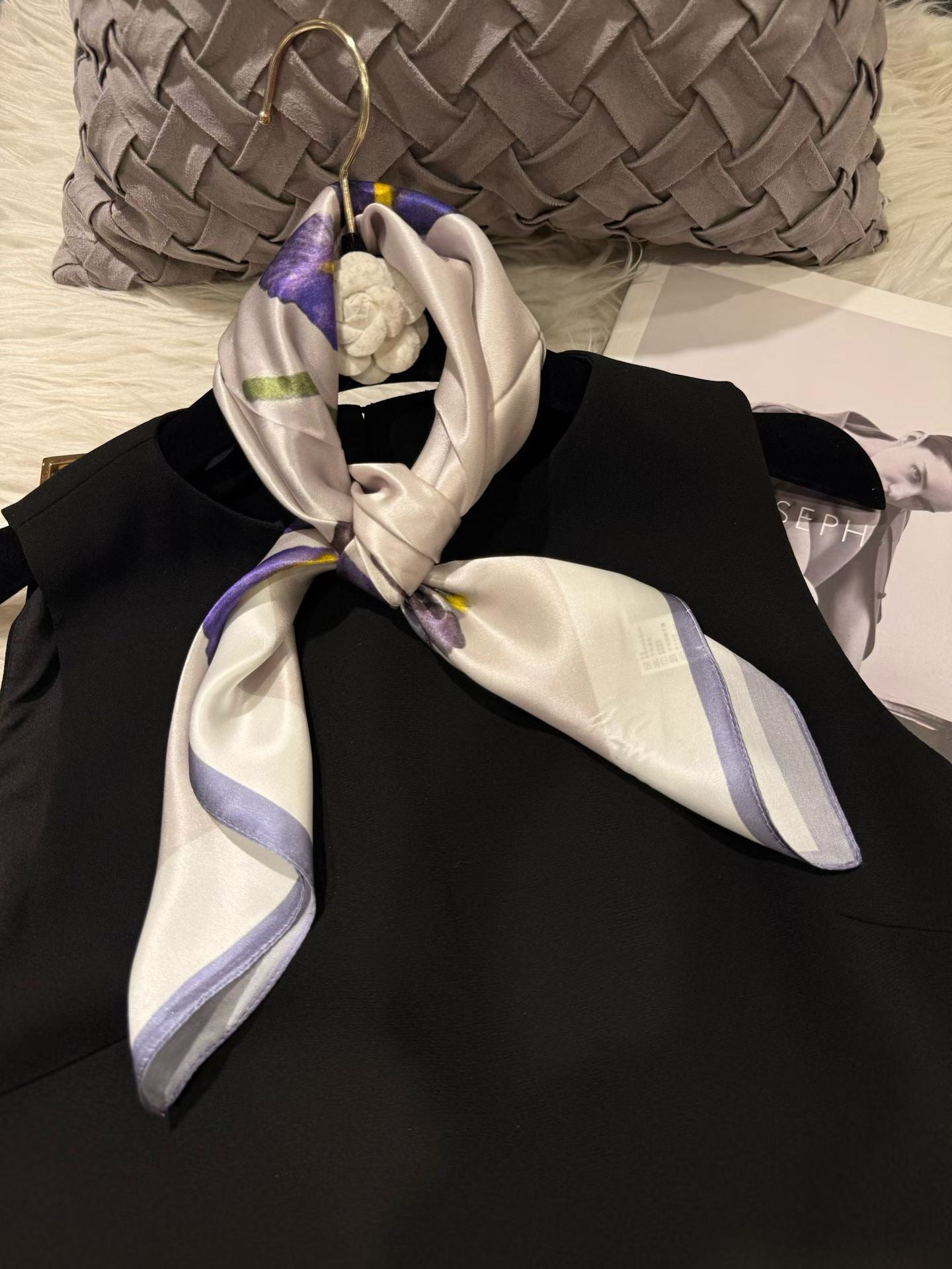 65*65cm 100% natural square silk scarf