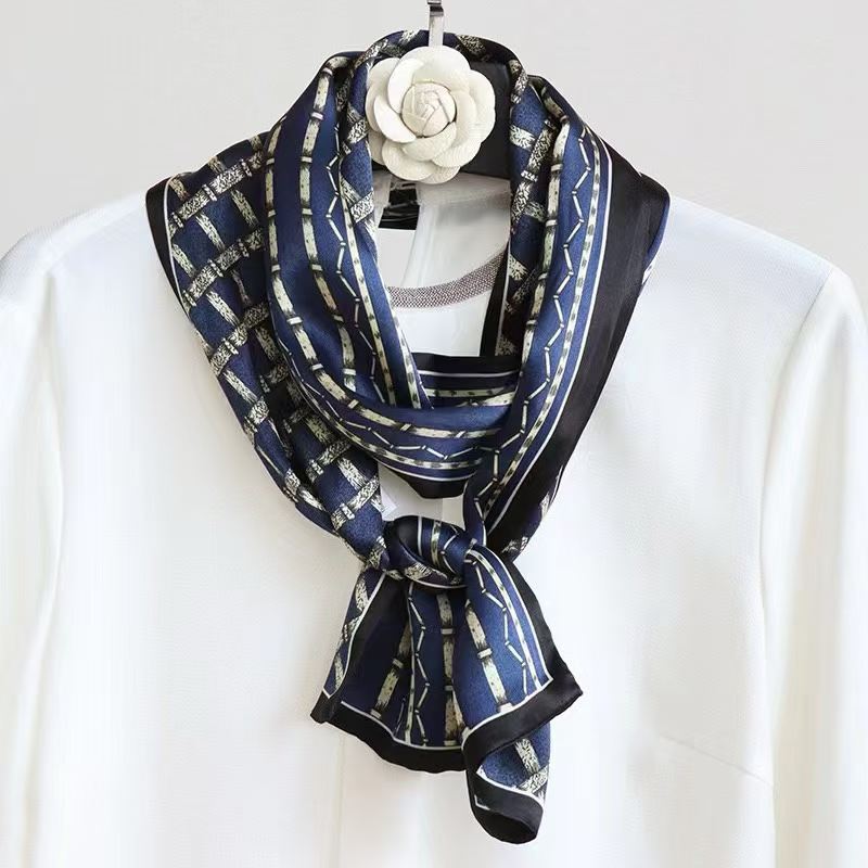 100% Pure Mulberry Long Silk Scarf 150*15cm【K1-9】
