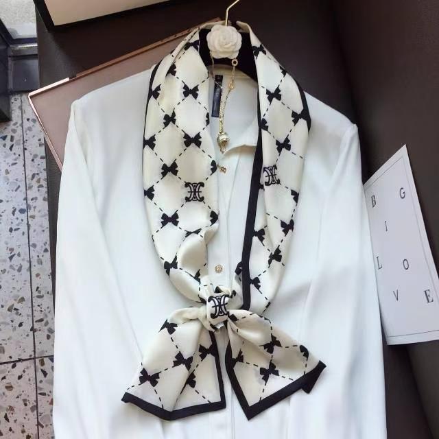100% Pure Mulberry Long Silk Scarf 150*15cm【K1-9】