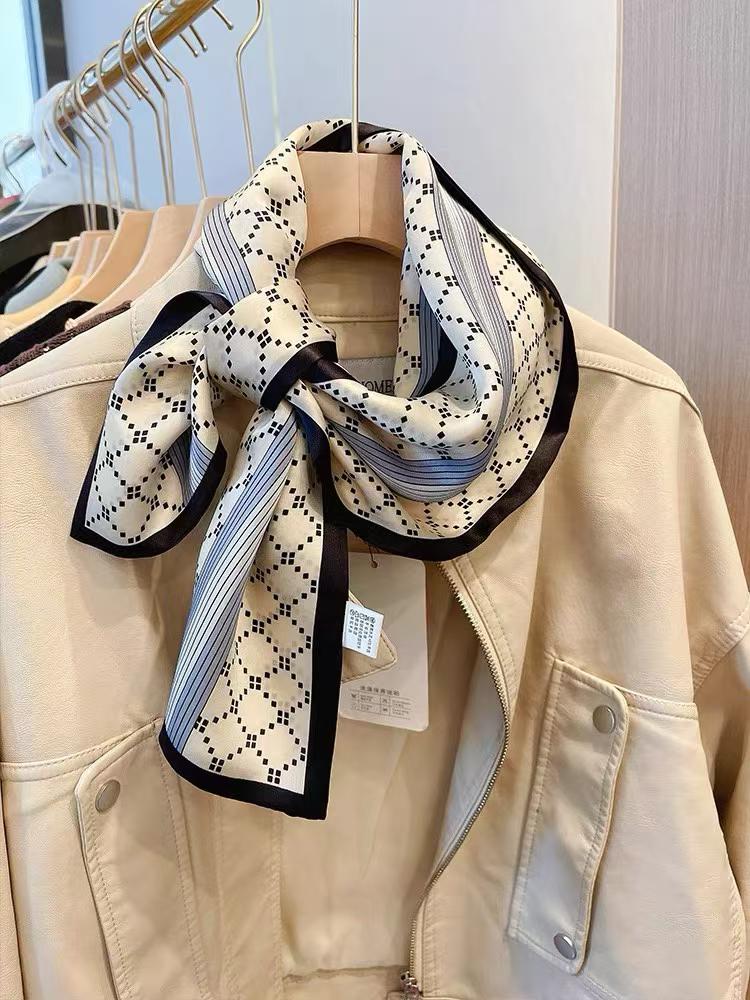 100% Pure Mulberry Long Silk Scarf 150*15cm【K10-18】