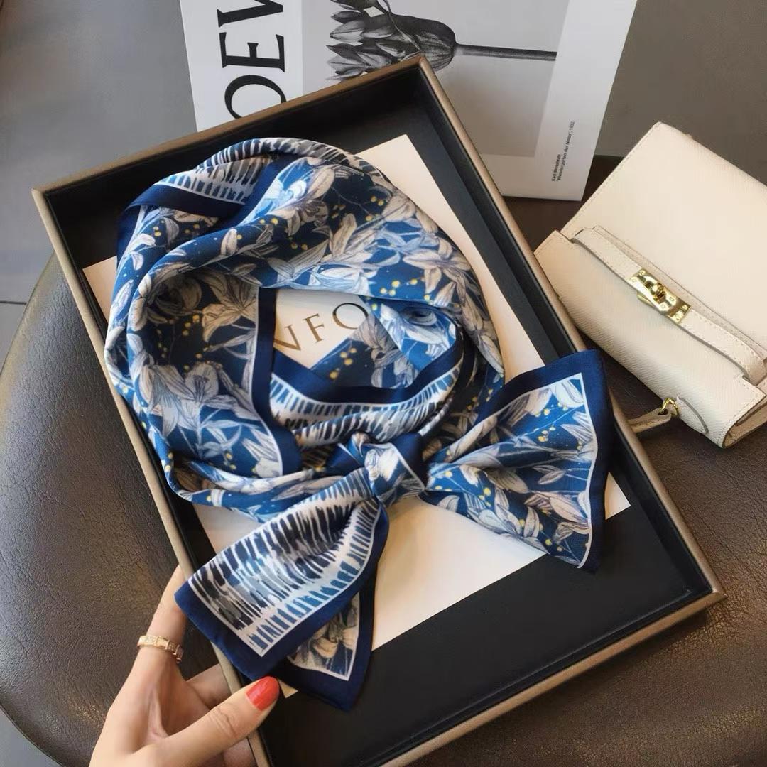 100% Pure Mulberry Long Silk Scarf 150*15cm【K19-27】