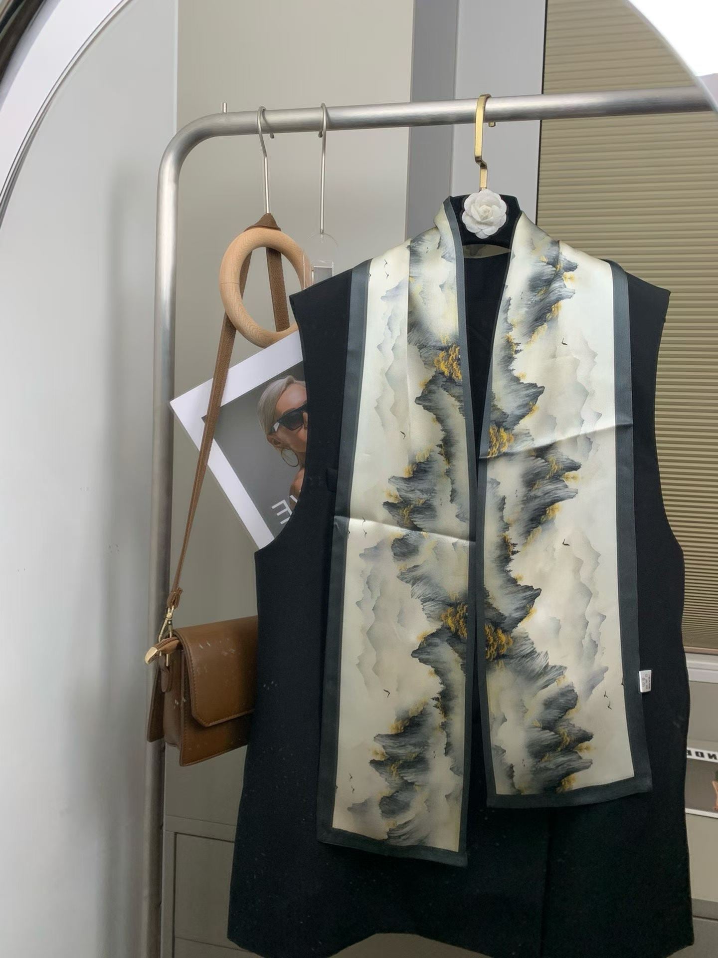 100% Pure Mulberry Long Silk Scarf 150*15cm【K19-27】