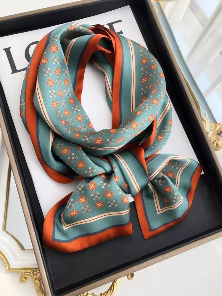 100% Pure Mulberry Long Silk Scarf 150*15cm【K28-36】