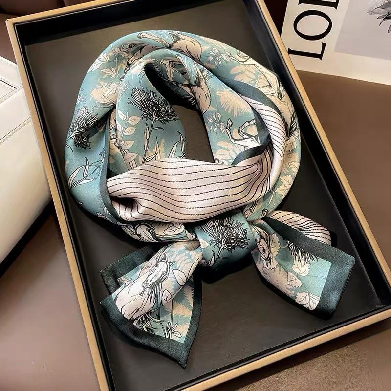 100% Pure Mulberry Long Silk Scarf 150*15cm【K37-45】