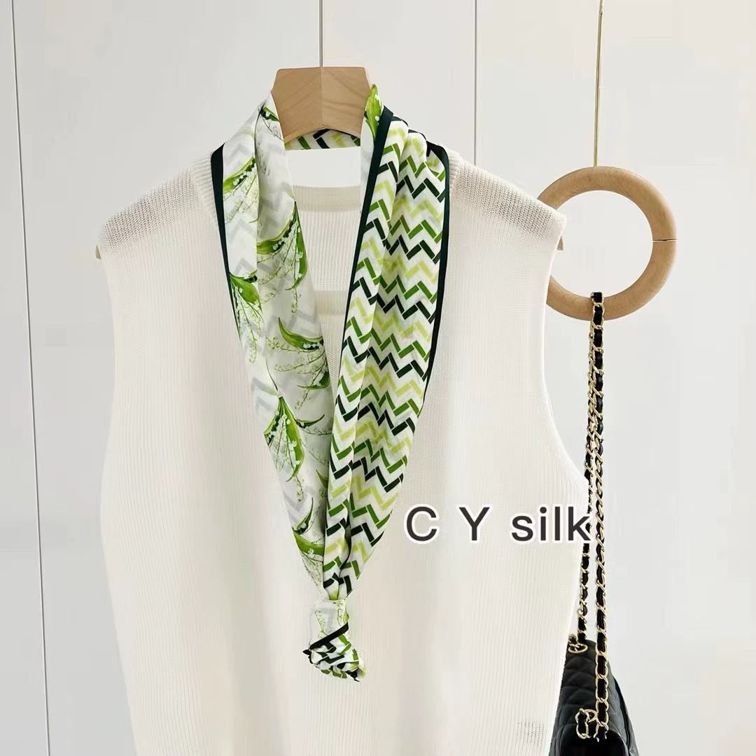 100% Pure Mulberry Long Silk Scarf 150*15cm【K46-54】