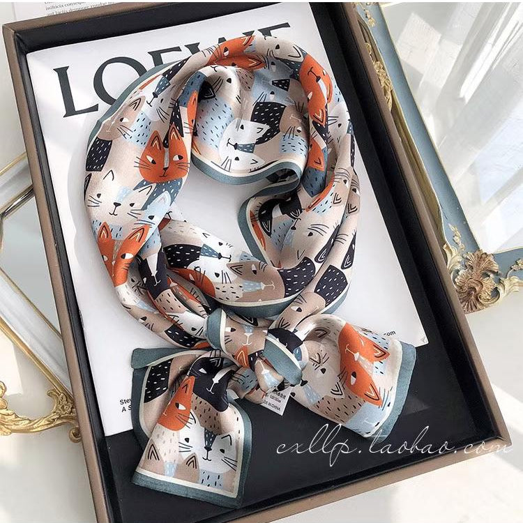 100% Pure Mulberry Long Silk Scarf 150*15cm【K46-54】
