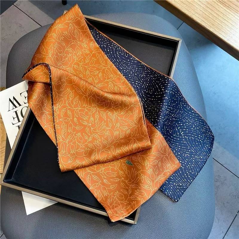 100% Pure Mulberry Long Silk Scarf 150*15cm【K55-63】