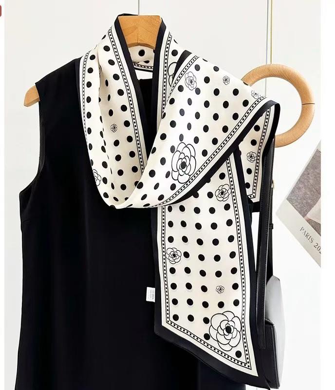 100% Pure Mulberry Long Silk Scarf 150*15cm【K55-63】