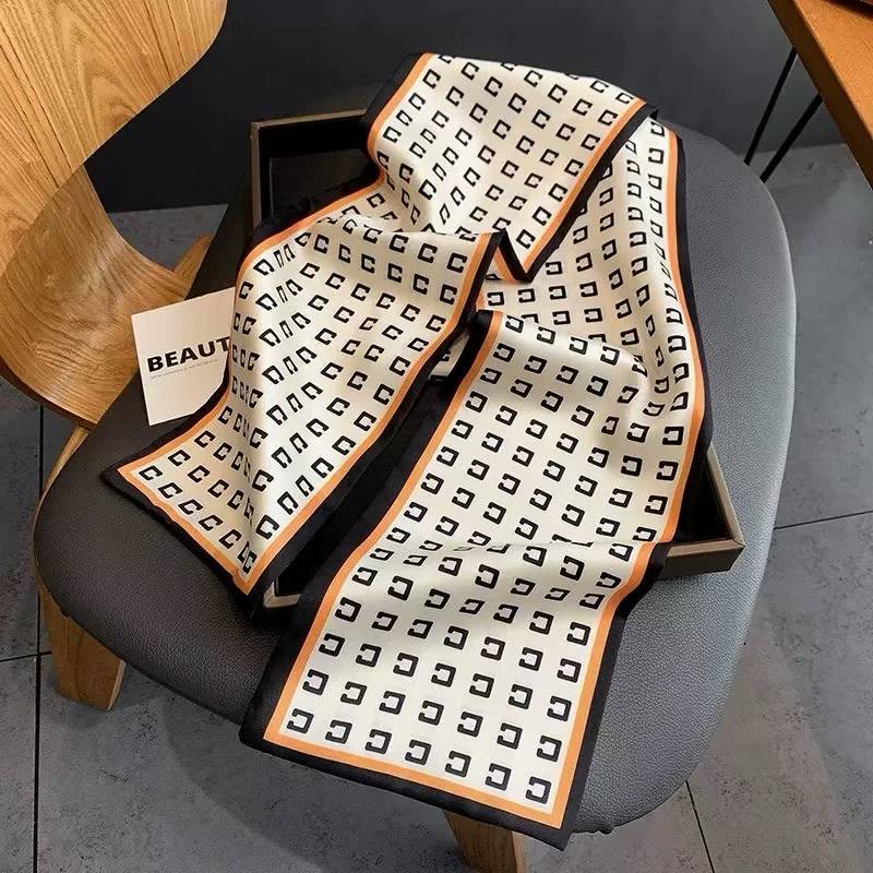 100% Pure Mulberry Long Silk Scarf 150*15cm【K55-63】