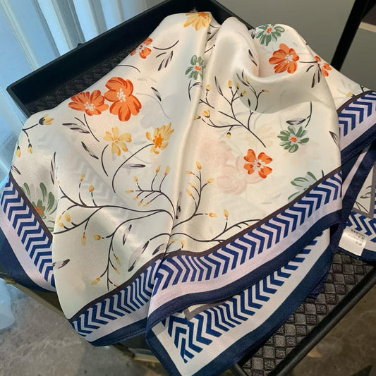 65*65cm 100% natural square silk scarf