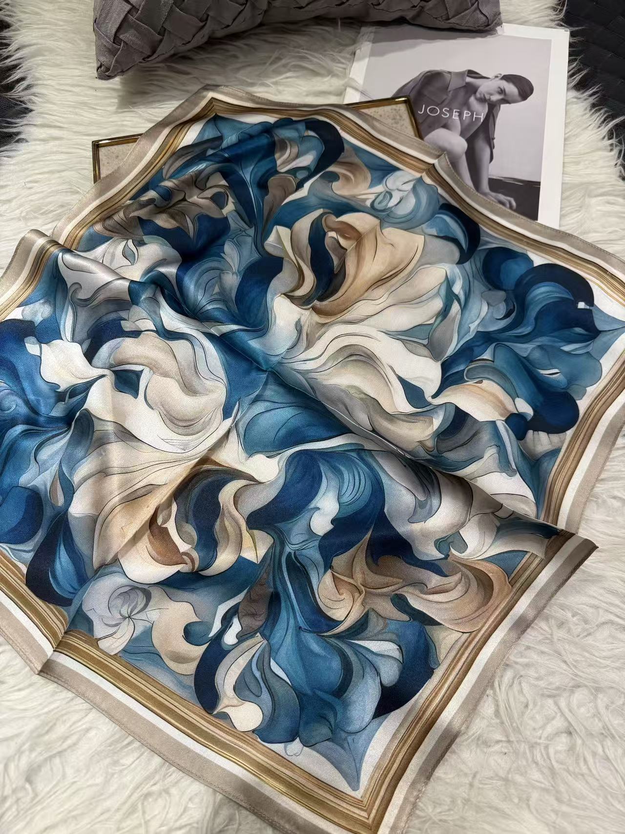2026 New 100% Pure Silk Square Scarf 53*53cm 【GROUP-4】