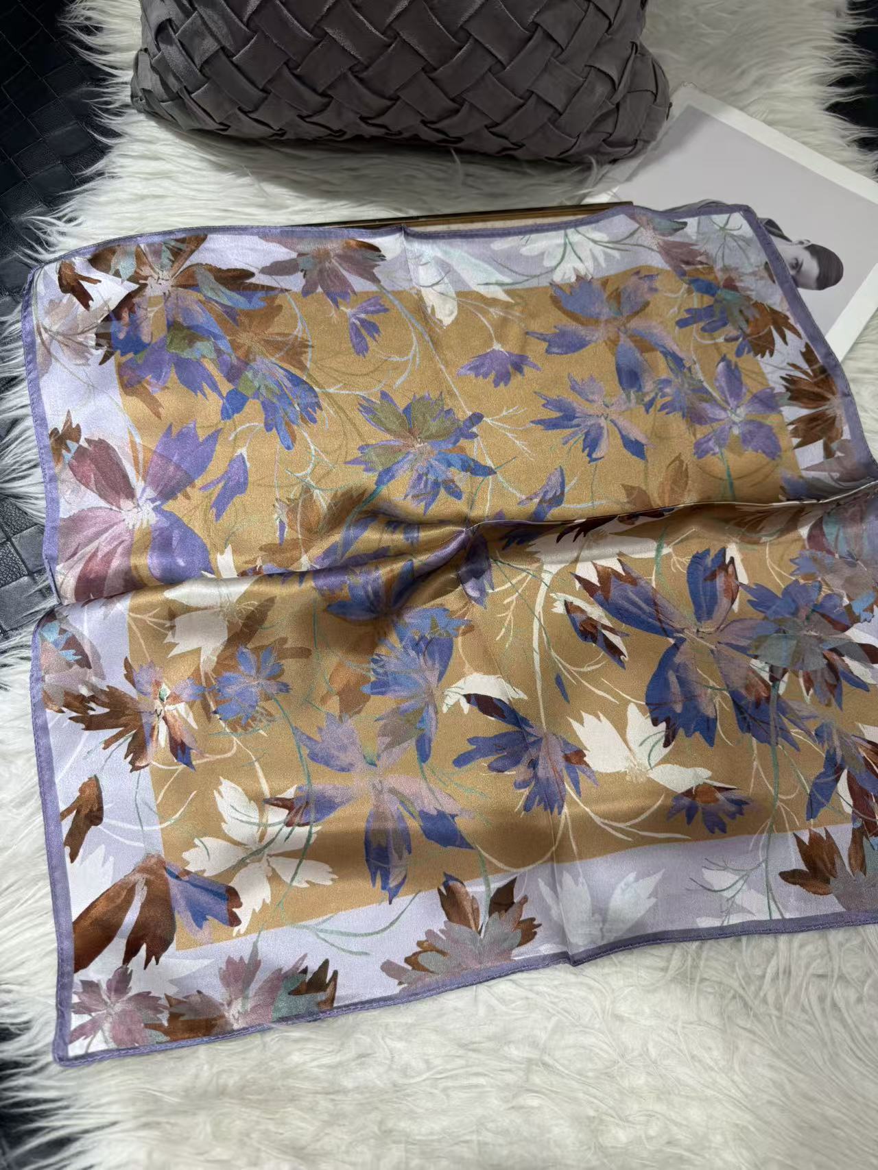 2026 New 100% Pure Silk Square Scarf 53*53cm 【GROUP-4】