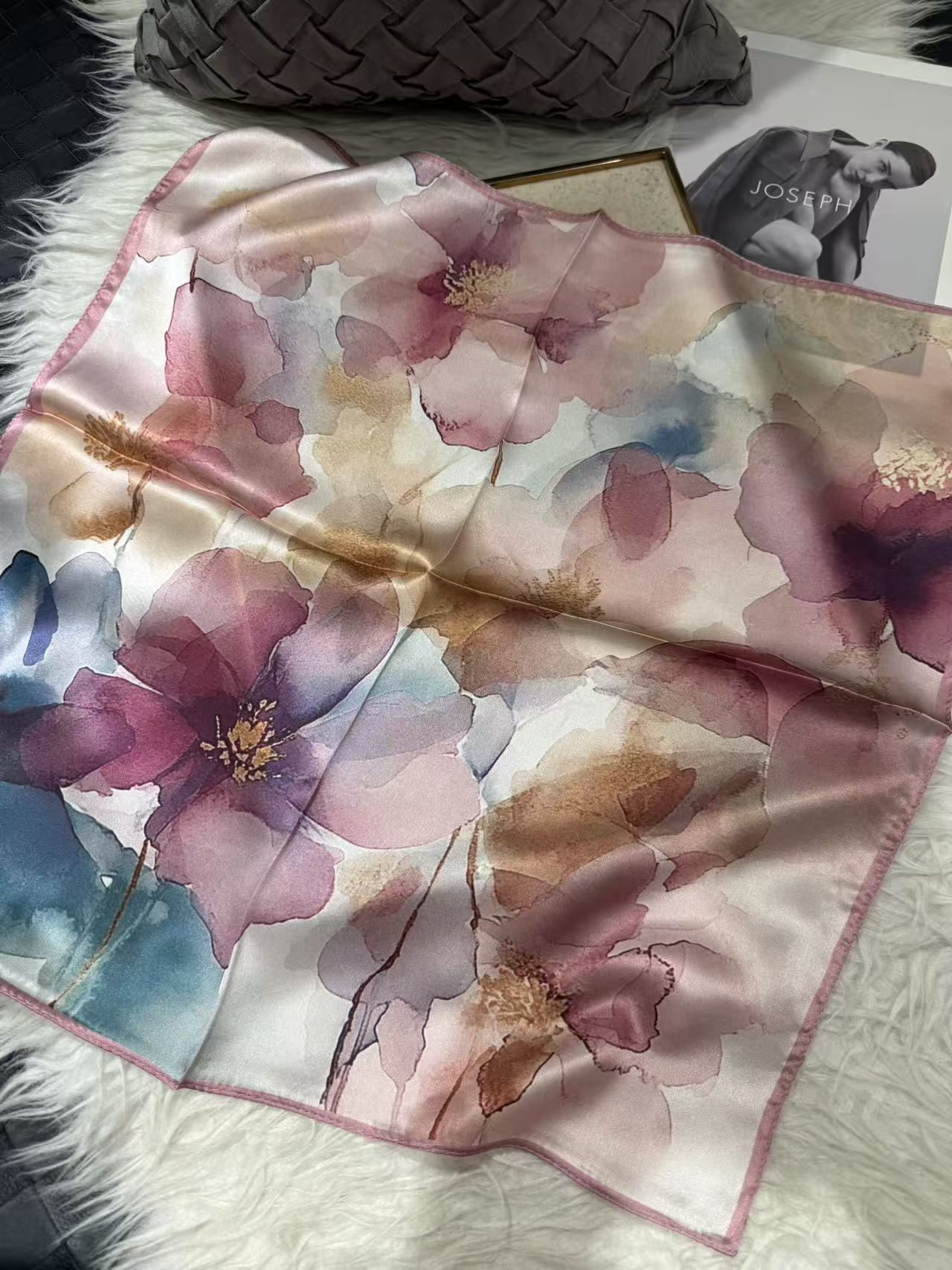 2026 New 100% Pure Silk Square Scarf 53*53cm 【GROUP-4】