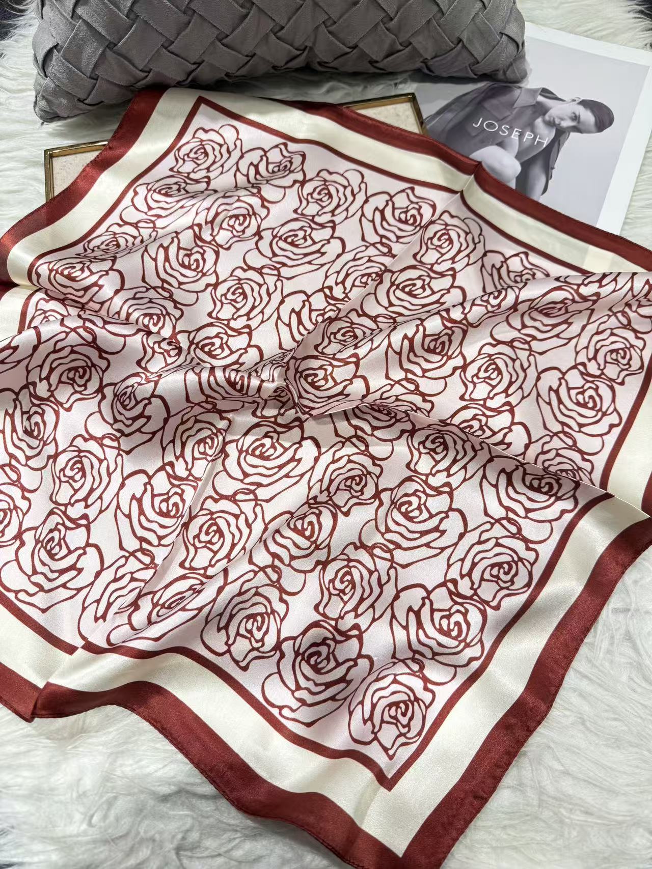 2026 New 100% Pure Silk Square Scarf 53*53cm 【GROUP-4】