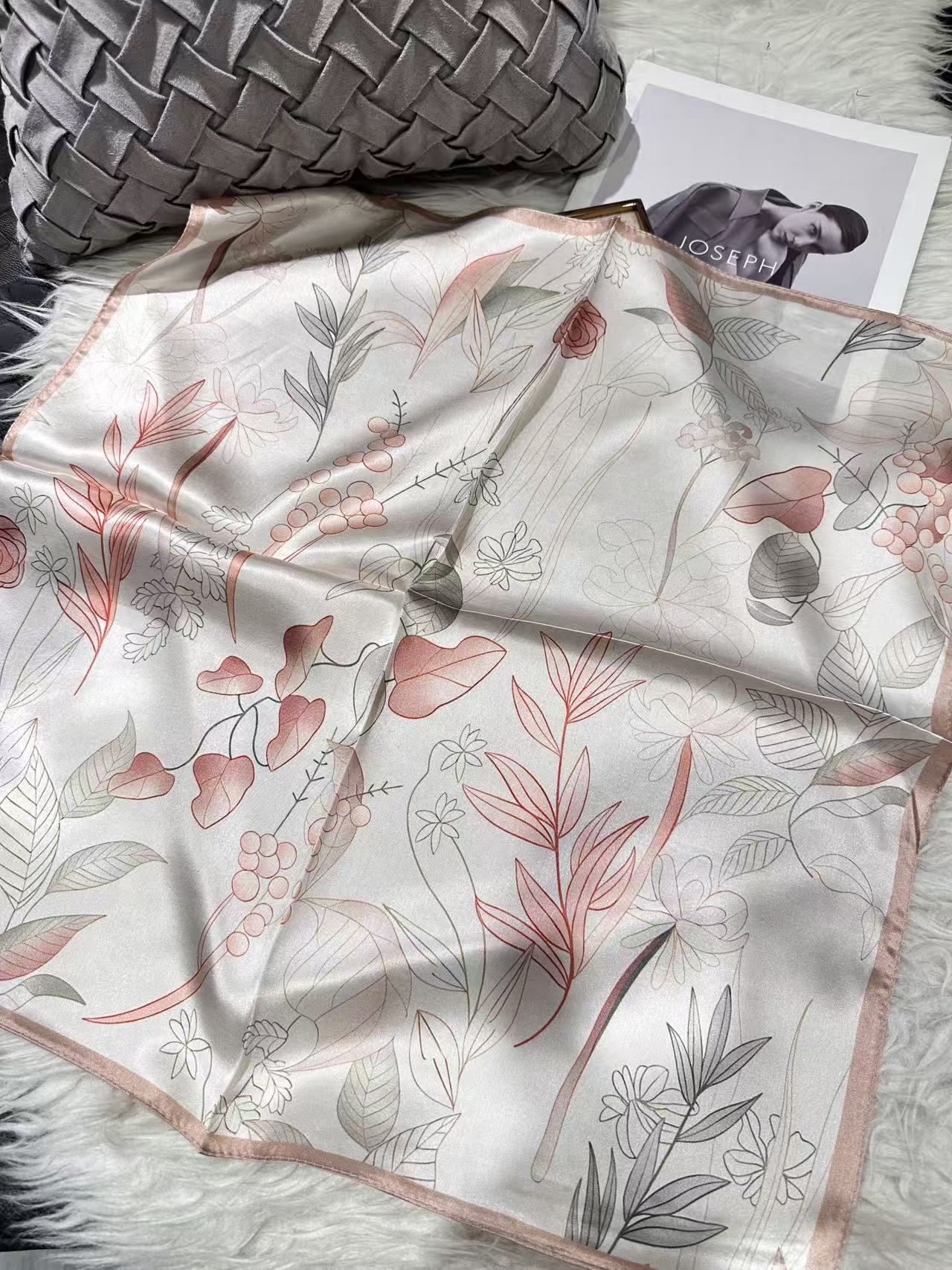 2026 New 100% Pure Silk Square Scarf 53*53cm 【GROUP-4】