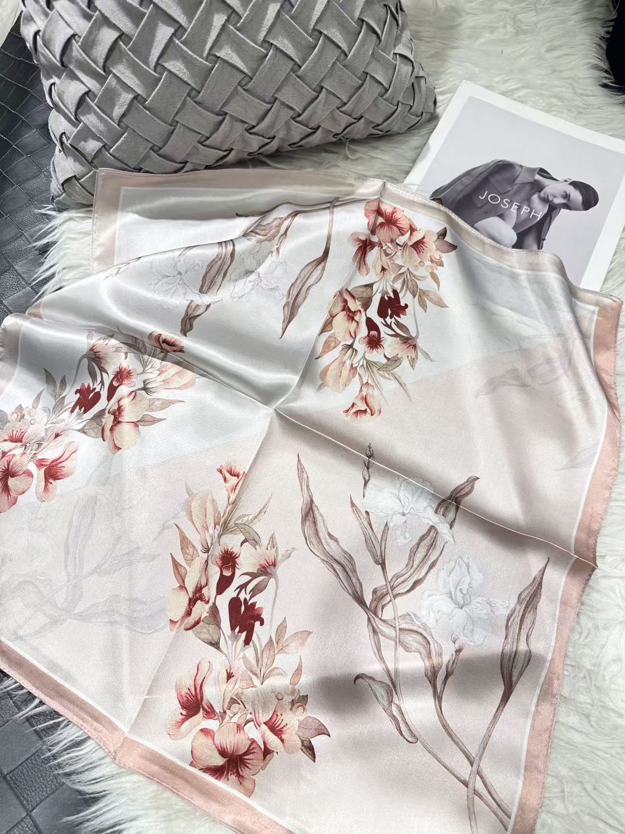 2026 New 100% Pure Silk Square Scarf 53*53cm 【GROUP-4】