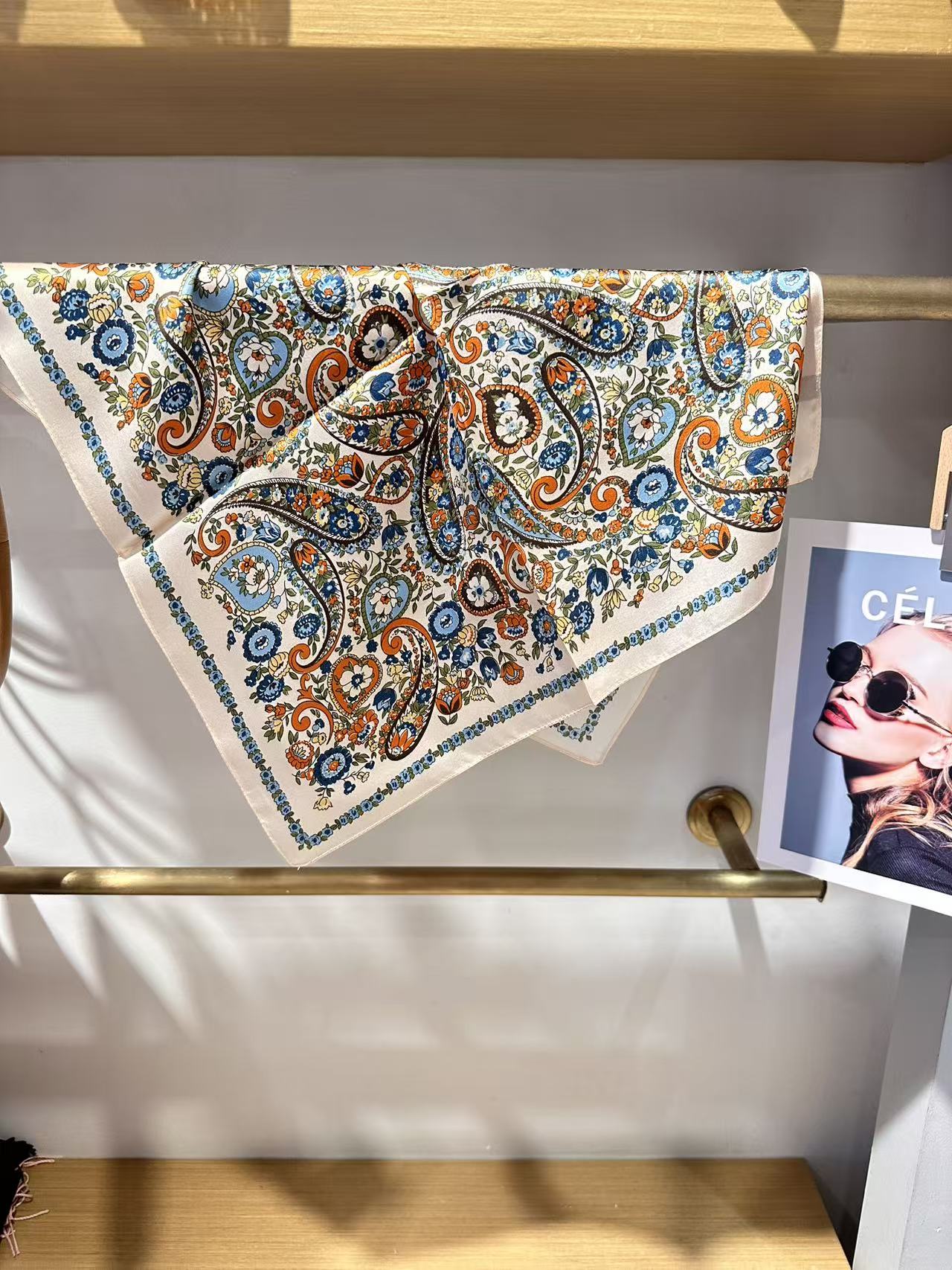 2026 New 100% Pure Silk Square Scarf 53*53cm 【GROUP-4】