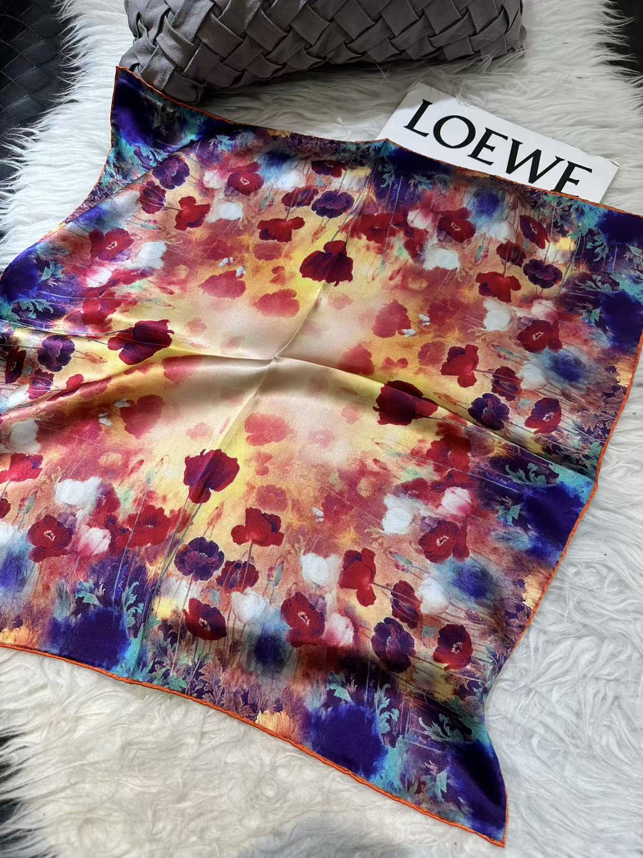 2026 New 100% Pure Silk Square Scarf 53*53cm 【GROUP-4】