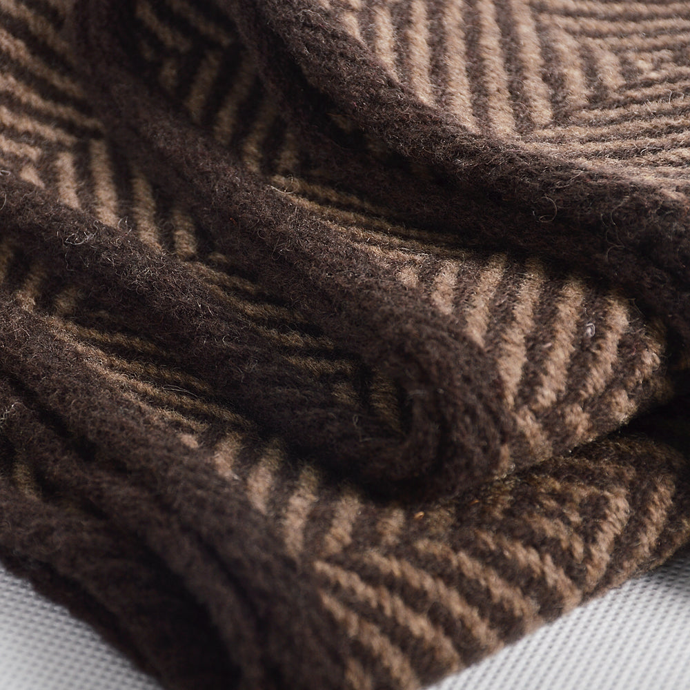 Men's narrow size wool scarf 184*30cm