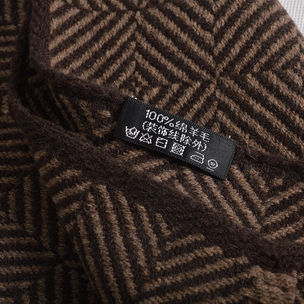 Men's narrow size wool scarf 184*30cm