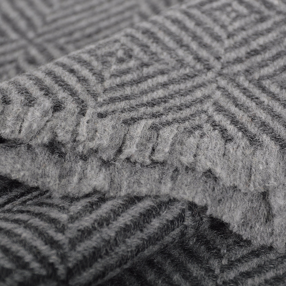 Men's narrow size wool scarf 184*30cm