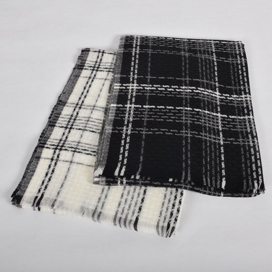 Men's and women's wool plaid scarves 200*63cm