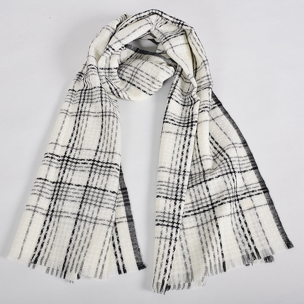 Men's and women's wool plaid scarves 200*63cm