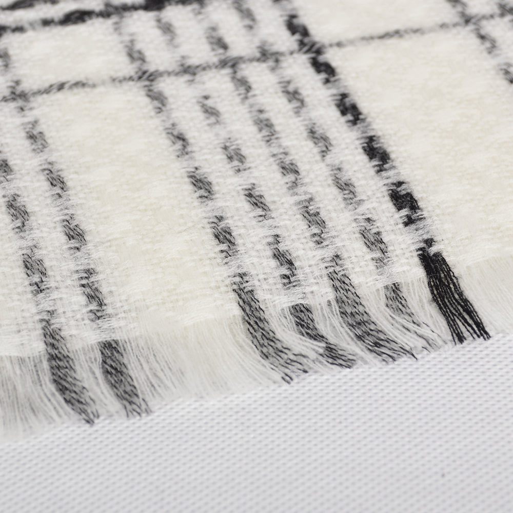 Men's and women's wool plaid scarves 200*63cm