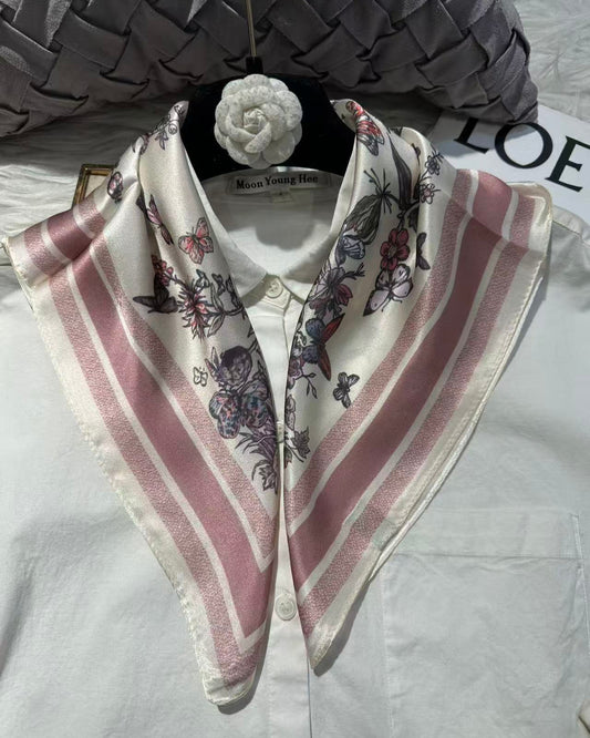 2026 New 100% Pure Silk Square Scarf 53*53cm 【GROUP-4】