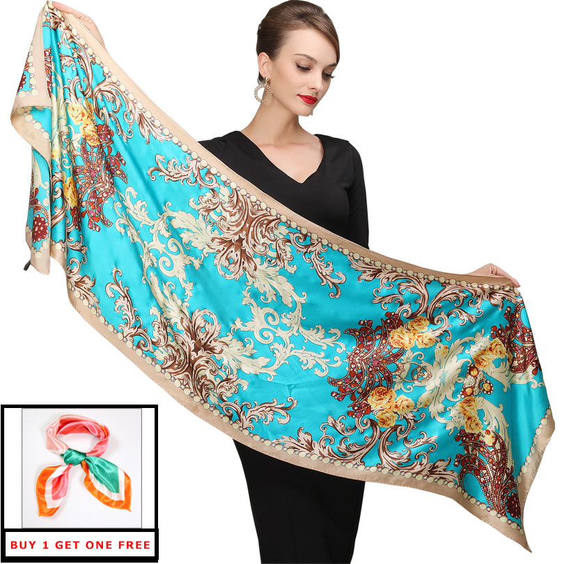 100% Mulberry Silk Scarf 170*53cm