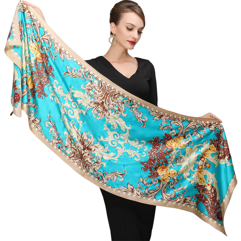 100% Mulberry Silk Scarf 170*53cm
