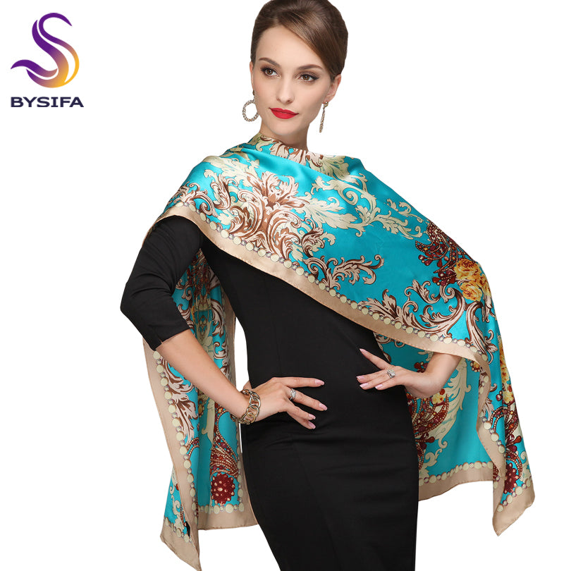 100% Mulberry Silk Scarf 170*53cm