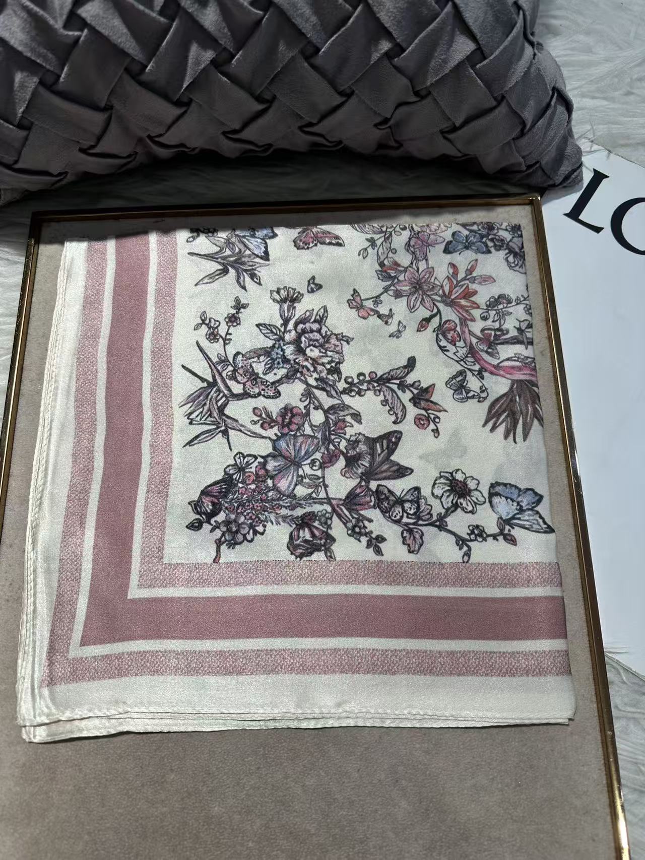 2026 New 100% Pure Silk Square Scarf 53*53cm 【GROUP-4】