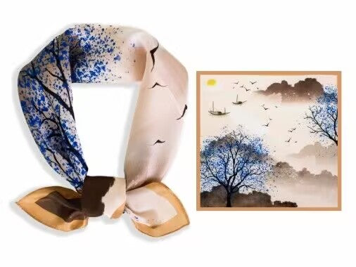 2026 New 100% Pure Silk Square Scarf 53*53cm 【GROUP-5】