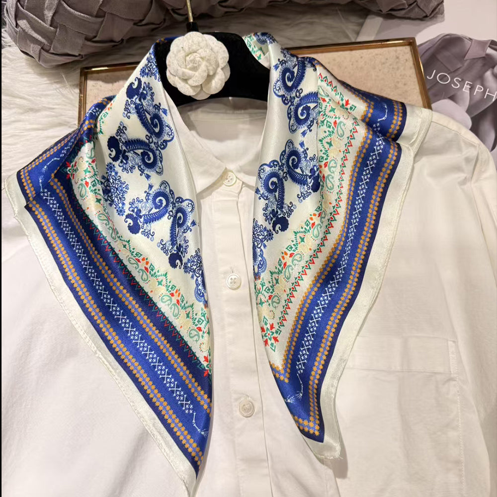 2025 New 100% Pure Silk Square Scarf 53*53cm 【GROUP-1】