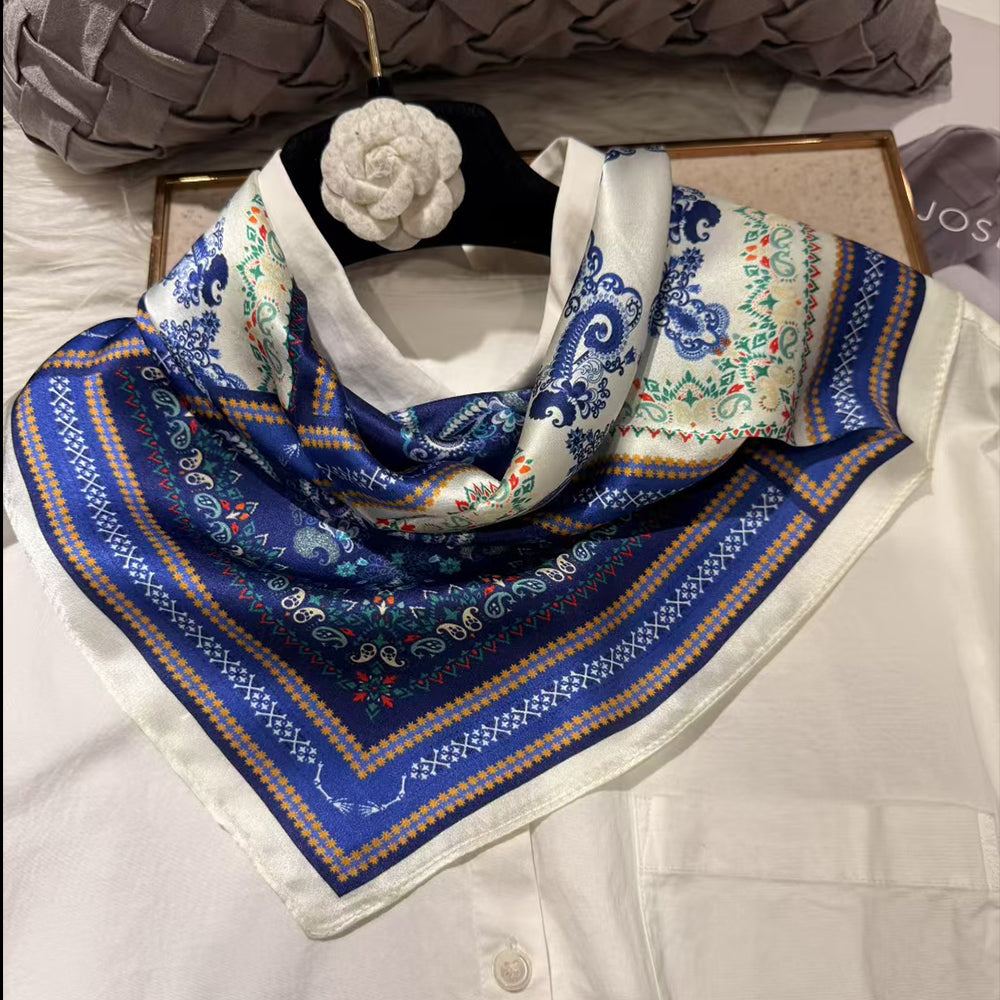 2025 New 100% Pure Silk Square Scarf 53*53cm 【GROUP-1】