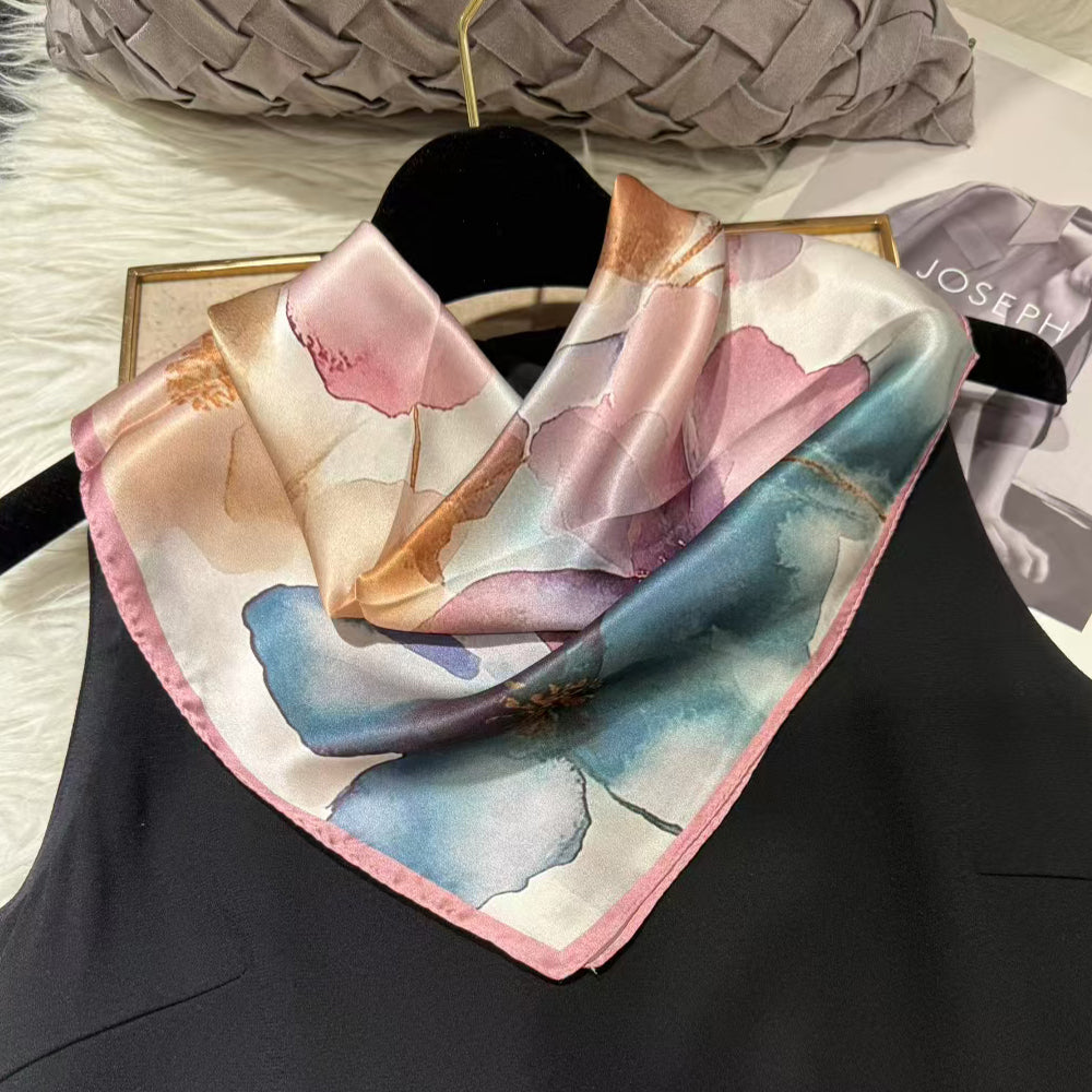 2025 New 100% Pure Silk Square Scarf 53*53cm 【GROUP-1】